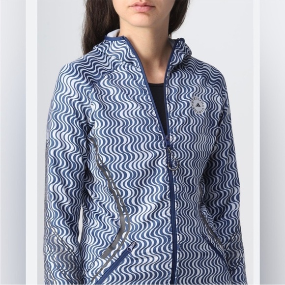 Adidas by Stella McCartney Women's Blue Truepace Track Jacket Size large - Picture 2 of 10